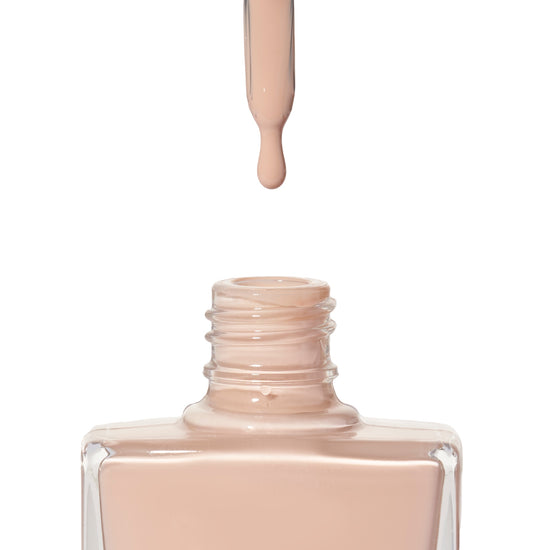 A bottle of Sentimental, a pale nude  shade from True Nail Polish