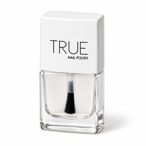 True Nail Polish clear, glossy base coat, nail strengthener, protective top coat. Perfect cheap manicure at home.