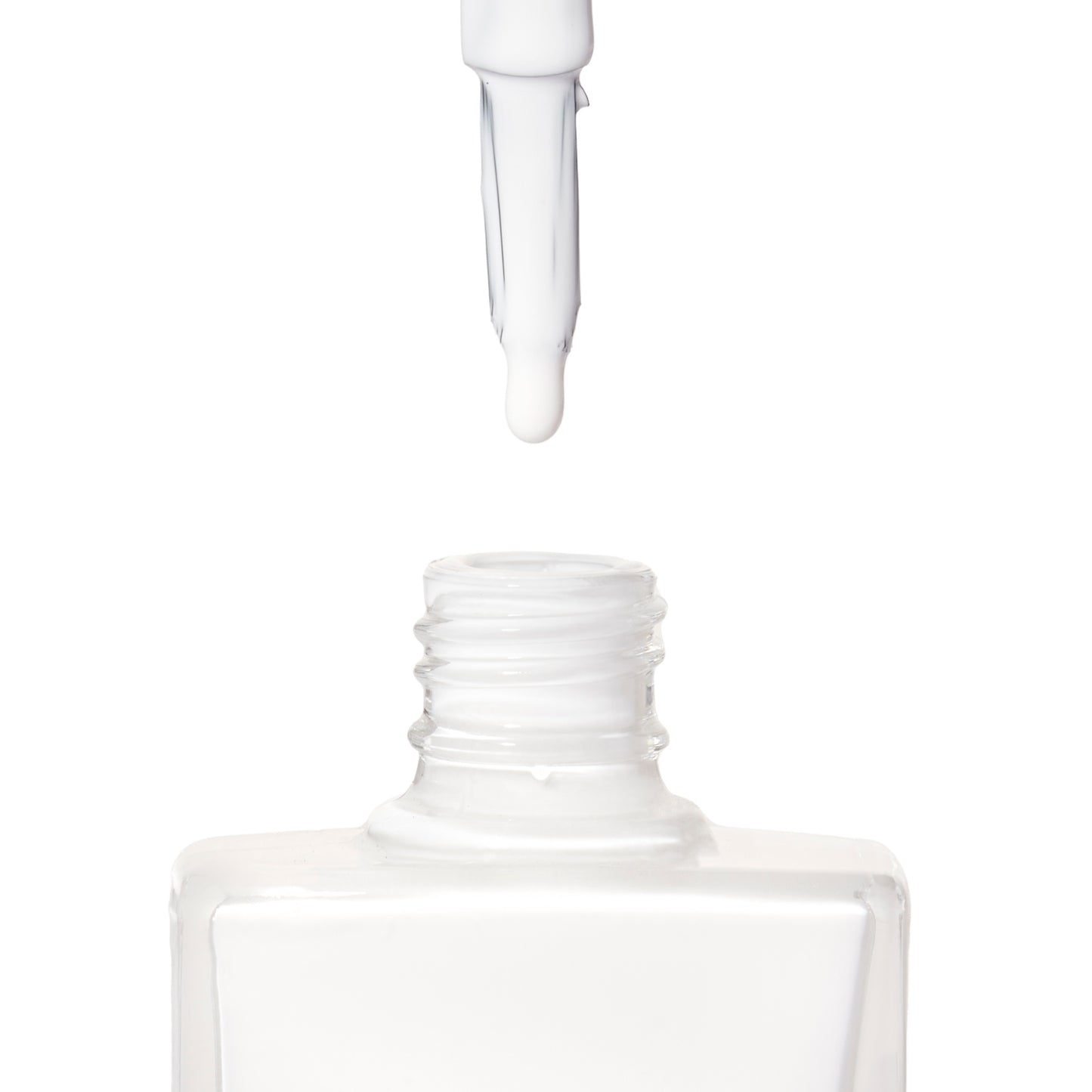 A bottle of Santorini, a bright white shade from True Nail Polish