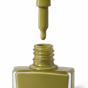 Khaki green nail polish by TRUE Nail Polish featuring a vegan, cruelty-free, quick-drying formula with brilliant salon-quality shine.