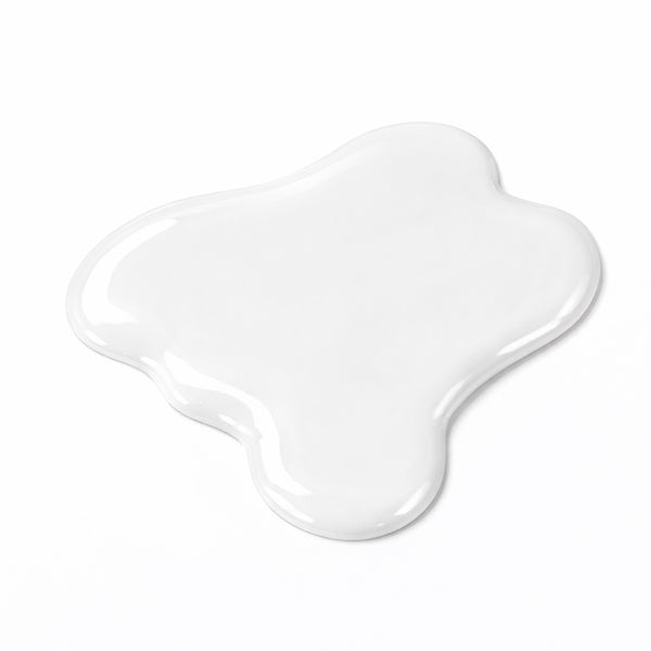 Nail swatch of Santorini showing rich opaque bright white colour with a glossy gel-like shine and smooth full-coverage finish.