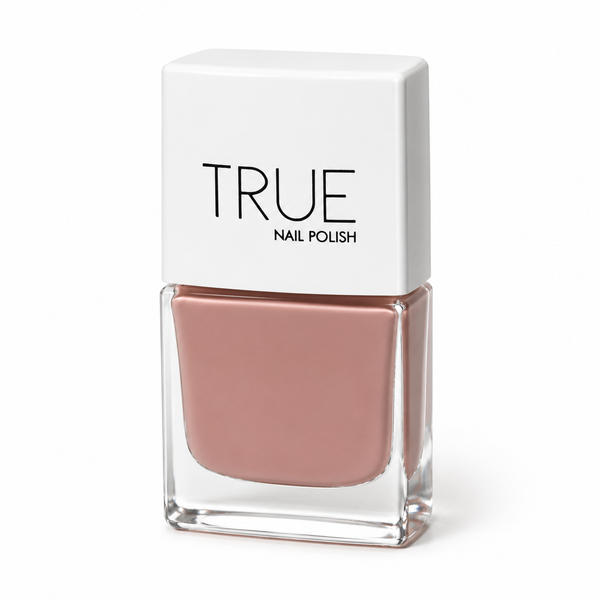 TRUE Nail Polish Sugar & Spice vegan soft nude, mink nail polish. Vegan, cheap and breathable