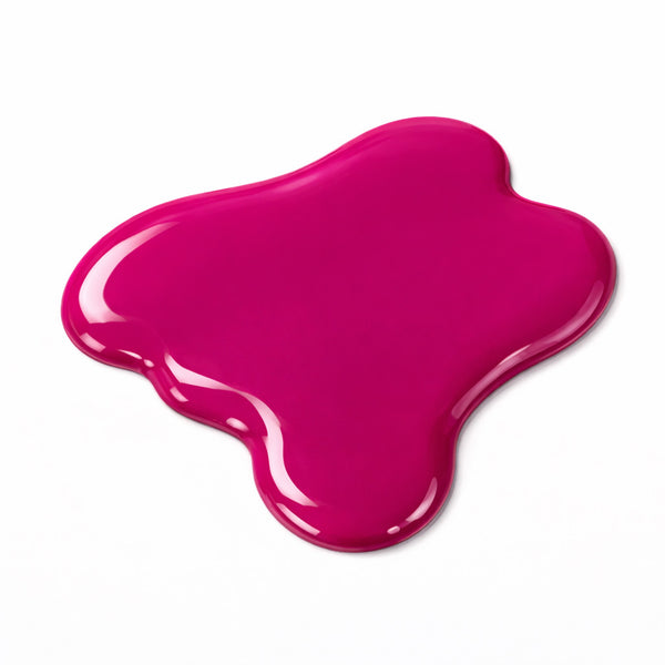 A swatch of true nail polish, SENORITA a fushia, magenta pink vegan, 10free nail polish